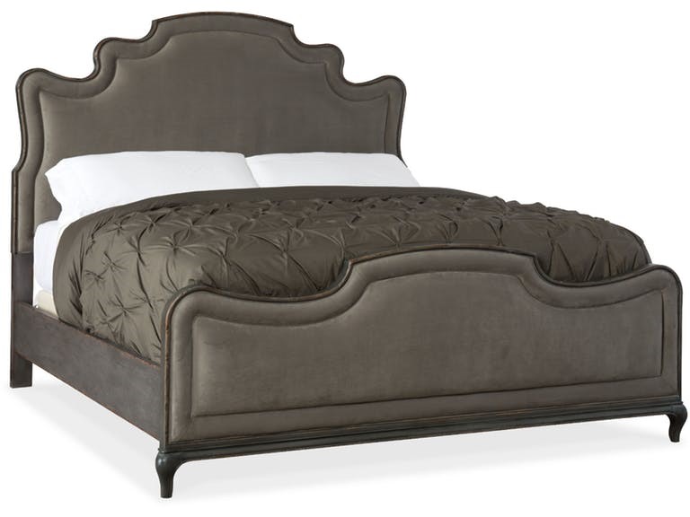 Hooker Furniture Bedroom Arabella King Upholstered Panel Bed